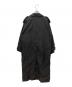 AURALEE (オーラリー) WASHED FINX CUPRO TWILL LONG COAT ブラック：18000円