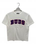 BUDSPOOLバッズプール）の古着「プリントTシャツ」｜ホワイト