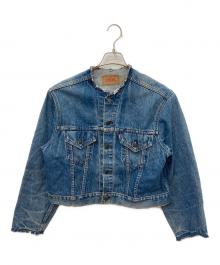 LEVI'S×JOURNAL STANDARD（リーバイス×ジャーナルスタンダード）の古着「襟カットオフデニムジャケット」｜インディゴ