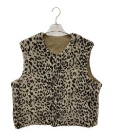 the conspires（ザ コンスパイアーズ）の古着「leo shearling vest revaersible」｜ベージュ