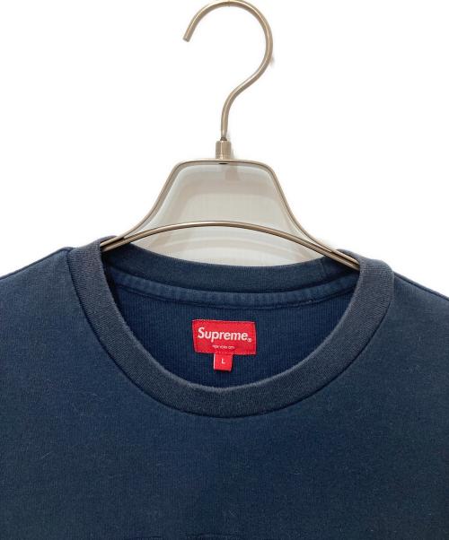 SUPREME（シュプリーム）SUPREME (シュプリーム) arc logo S/S Top ネイビー サイズ:Lの古着・服飾アイテム