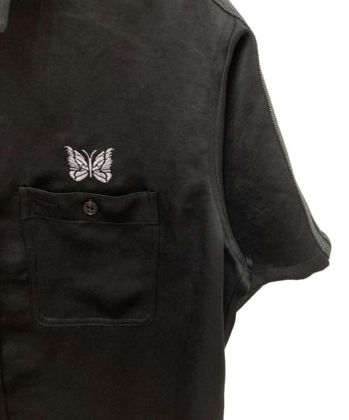 Needles（ニードルズ）Needles (ニードルズ) Work Shirt Poly Sateen ブラック サイズ:Ｍの古着・服飾アイテム