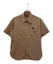 Needles（ニードルズ）の古着「S/S Work Shirt - Poly Cloth」｜ブラウン