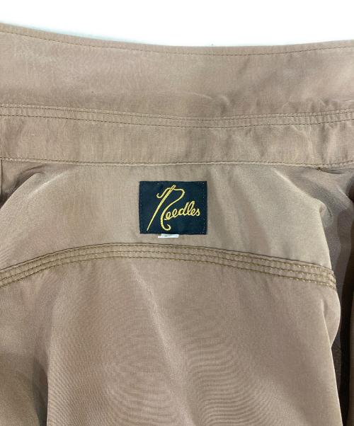 Needles（ニードルズ）Needles (ニードルズ) S/S Work Shirt - Poly Cloth ブラウン サイズ:Ｍの古着・服飾アイテム