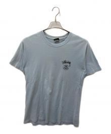 stussy（ステューシー）の古着「ロゴプリントTシャツ」｜ブルー