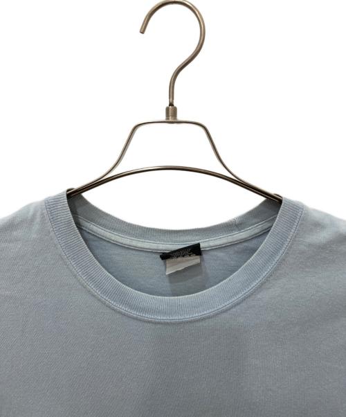 stussy（ステューシー）stussy (ステューシー) ロゴプリントTシャツ ブルー サイズ:Mの古着・服飾アイテム