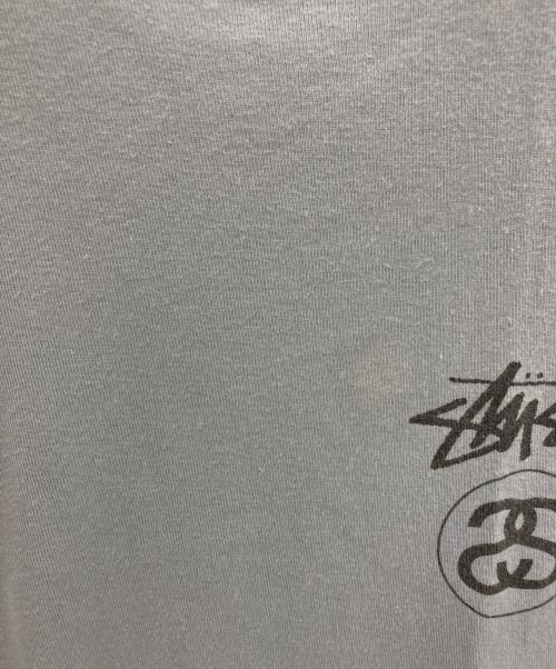 stussy（ステューシー）stussy (ステューシー) ロゴプリントTシャツ ブルー サイズ:Mの古着・服飾アイテム