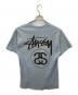 stussy (ステューシー) ロゴプリントTシャツ ブルー サイズ:M：4000円