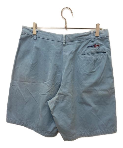 stussy（ステューシー）stussy (ステューシー) ハーフパンツ ブルー サイズ:33の古着・服飾アイテム