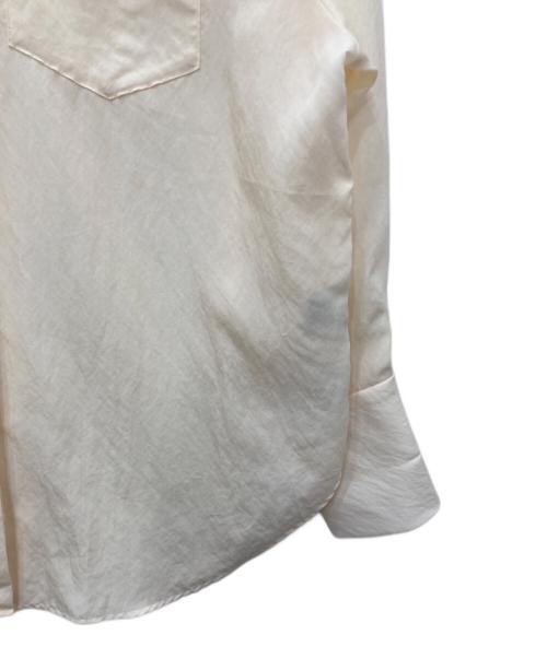 TODAYFUL（トゥデイフル）TODAYFUL (トゥデイフル) Silky Pocket Shirts ベージュ サイズ:F 未使用品の古着・服飾アイテム