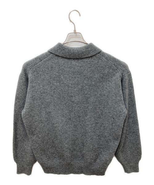 Adam et Rope（アダム エ ロペ）Adam et Rope (アダム エ ロペ) ポロシャツニットプルオーバー グレー サイズ:Fの古着・服飾アイテム