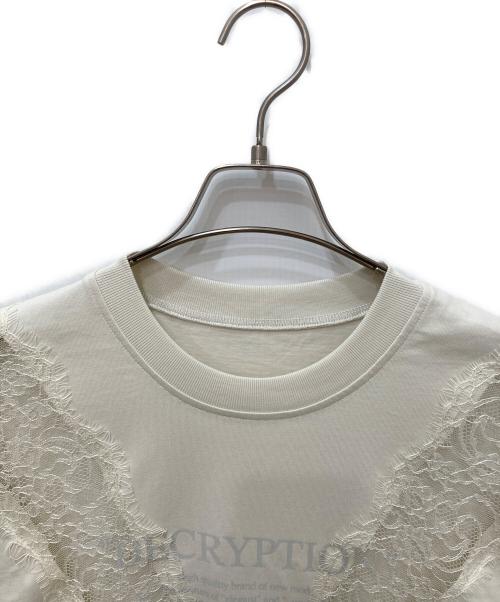 PRANK PROJECT（プランクプロジェクト）PRANK PROJECT (プランクプロジェクト) V-Cut Lace Logo Top ベージュ サイズ:FREEの古着・服飾アイテム