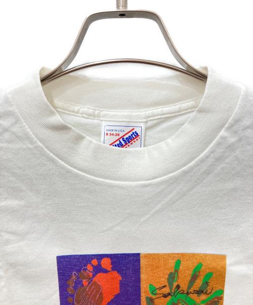 United Sports（ユナイテッドスポーツ）United Sports (ユナイテッドスポーツ)  プリントTシャツ ホワイト サイズ:Sの古着・服飾アイテム