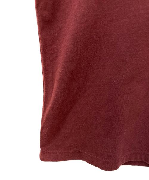 stussy（ステューシー）stussy (ステューシー) ラメプリントTシャツ ボルドー サイズ:Ｍの古着・服飾アイテム