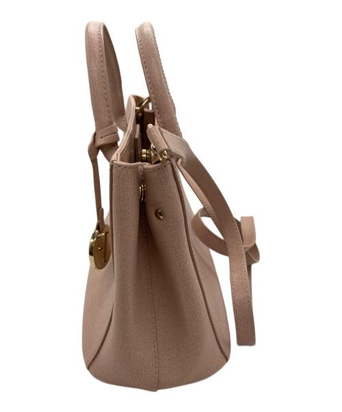 FURLA（フルラ）FURLA (フルラ) リンダ ミニ2WAYバッグ ピンクの古着・服飾アイテム