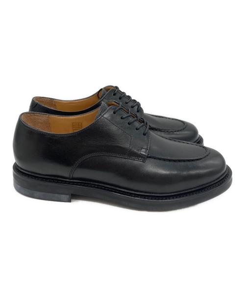 HARROGATE（ハロゲイト）HARROGATE (ハロゲイト) EDGEWARE Uチップシューズ ブラック サイズ:7.5の古着・服飾アイテム