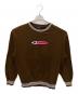 X-LARGE（エクストララージ）の古着「STRIPED RIB CREWNECK SWEAT」｜ブラウン