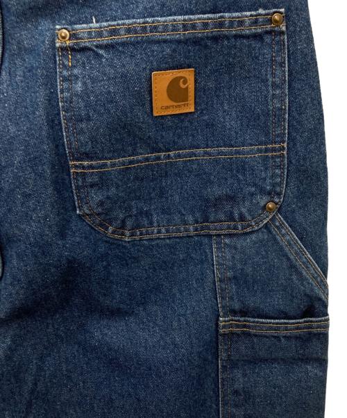 CarHartt（カーハート）CarHartt (カーハート) DOUBLE FRONT LOGGER DUNGAREE インディゴ サイズ:34 未使用品の古着・服飾アイテム