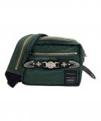 PORTER×TOGA ARCHIVESポーター×トーガアーカイブス）の古着「BELT BAG」｜グリーン