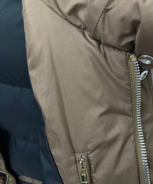 dunhill（ダンヒル）dunhill (ダンヒル) ラクーンファーダウンコート ブラウン サイズ:Mの古着・服飾アイテム