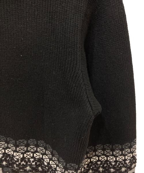 SUPREME（シュプリーム）Supreme (シュプリーム) Beaded Zip Up Hooded Sweater ブラック サイズ:Mの古着・服飾アイテム