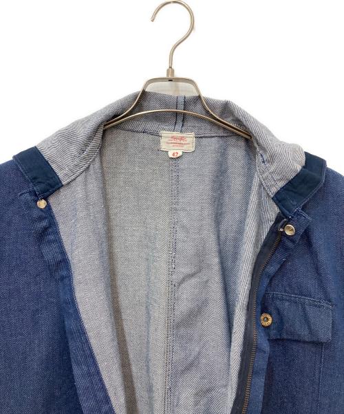 OVERDIER（-）OVERDIER (-) デニムオールインワン インディゴ サイズ:42の古着・服飾アイテム