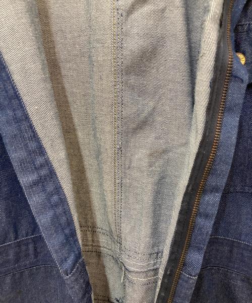 OVERDIER（-）OVERDIER (-) デニムオールインワン インディゴ サイズ:42の古着・服飾アイテム