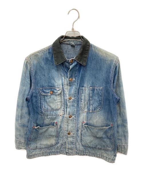 USED（ユーズド）USED (ユーズド) デニムチョアジャケット インディゴ サイズ:38の古着・服飾アイテム