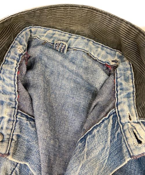 USED（ユーズド）USED (ユーズド) デニムチョアジャケット インディゴ サイズ:38の古着・服飾アイテム