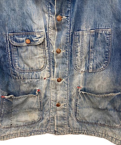 USED（ユーズド）USED (ユーズド) デニムチョアジャケット インディゴ サイズ:38の古着・服飾アイテム