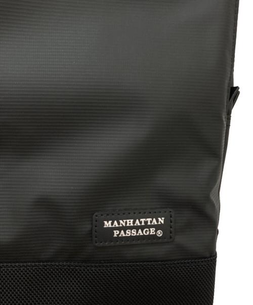 MANHATTAN PASSAGE（マンハッタン・パッセージ）MANHATTAN PASSAGE (マンハッタン・パッセージ) ウェルオーガナイズド スリムバックパック ブラックの古着・服飾アイテム