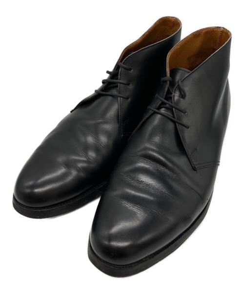 Crockett & Jones（クロケット＆ジョーンズ）Crockett & Jones (クロケット＆ジョーンズ) チャッカーブーツ ブラック サイズ:8の古着・服飾アイテム