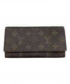 LOUIS VUITTONルイ ヴィトン）の古着「長財布　モノグラム」｜ブラウン