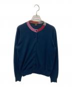 PS Paul SmithＰＳポールスミス）の古着「ニットカーディガン」｜ネイビー