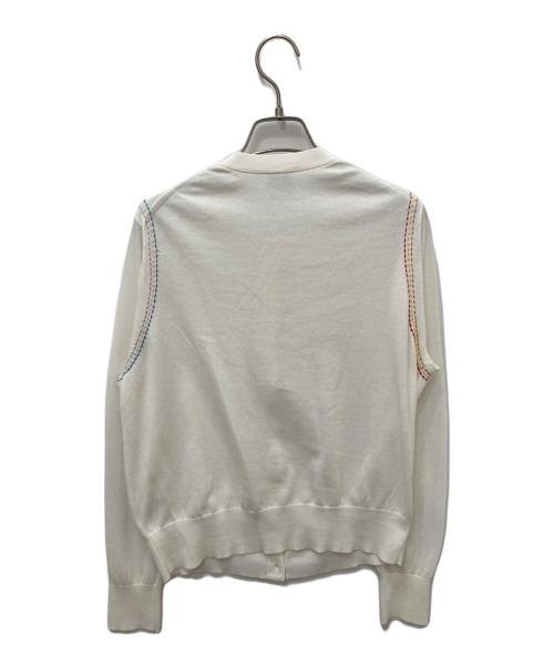 PAUL SMITH（ポールスミス）Paul Smith (ポールスミス) ニットカーディガン ホワイト サイズ:Lの古着・服飾アイテム