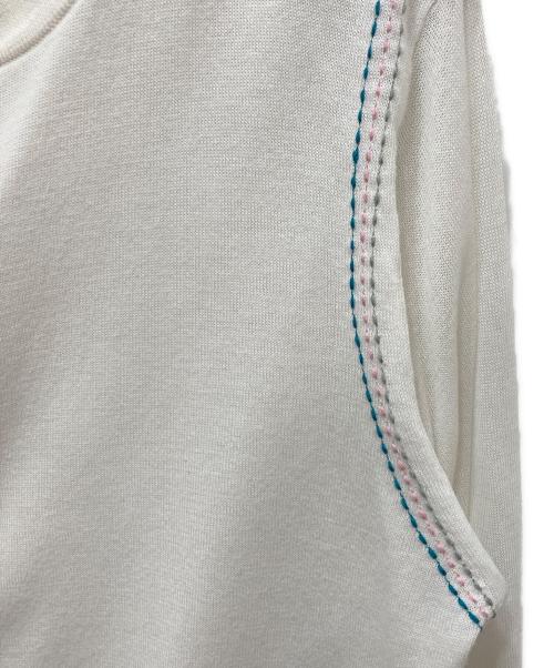 PAUL SMITH（ポールスミス）Paul Smith (ポールスミス) ニットカーディガン ホワイト サイズ:Lの古着・服飾アイテム