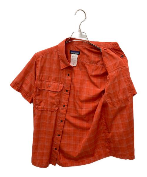 Patagonia（パタゴニア）Patagonia (パタゴニア) チェックシャツ オレンジ サイズ:XSの古着・服飾アイテム
