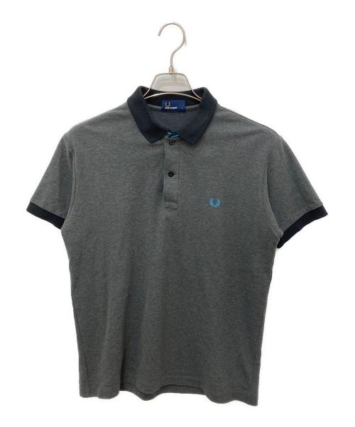 FRED PERRY（フレッドペリー）FRED PERRY (フレッドペリー) ポロシャツ グレー サイズ:Ⅼの古着・服飾アイテム