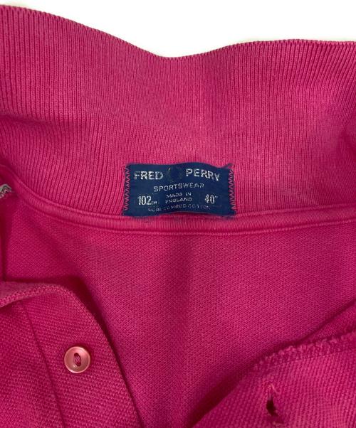 FRED PERRY（フレッドペリー）FRED PERRY (フレッドペリー) ポロシャツ ピンク サイズ:40の古着・服飾アイテム