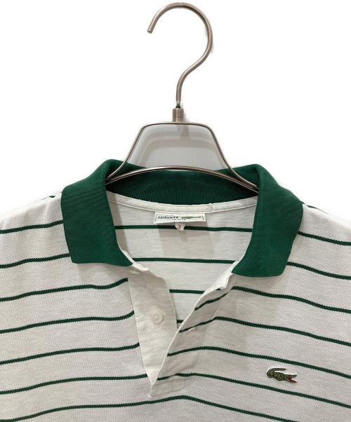 CHEMISE LACOSTE（シュミーズ ラコステ）CHEMISE LACOSTE (シュミーズ ラコステ) ポロシャツ グリーン サイズ:3の古着・服飾アイテム