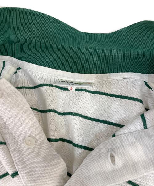 CHEMISE LACOSTE（シュミーズ ラコステ）CHEMISE LACOSTE (シュミーズ ラコステ) ポロシャツ グリーン サイズ:3の古着・服飾アイテム