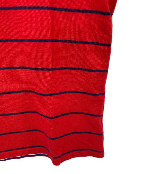 LACOSTE（ラコステ）LACOSTE (ラコステ) 切替ポロシャツ レッド サイズ:FR3の古着・服飾アイテム