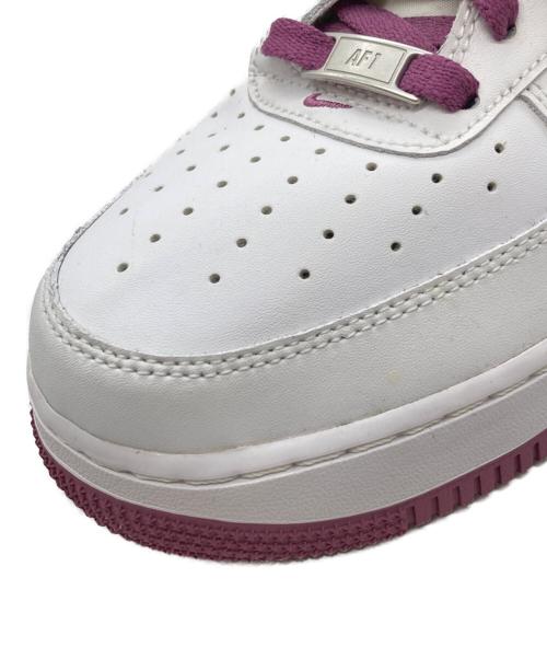 NIKE（ナイキ）NIKE (ナイキ) AIR FORCE1 LOW　エアフォース1ロー ホワイト×パープル サイズ:28.5㎝の古着・服飾アイテム