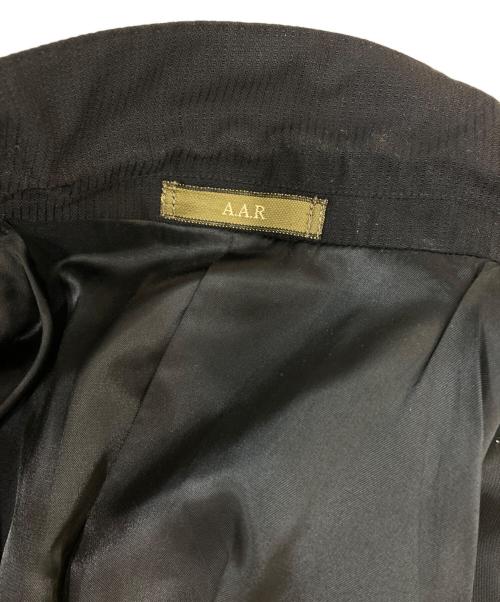 A.A.R（アール）A.A.R (アール) ウール3Ｂテーラードジャケット ブラック サイズ:Sの古着・服飾アイテム