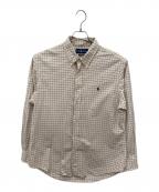 RALPH LAURENラルフローレン）の古着「長袖シャツ」｜ピンク×グリーン