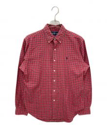 RALPH LAUREN（ラルフローレン）の古着「長袖シャツ」｜レッド