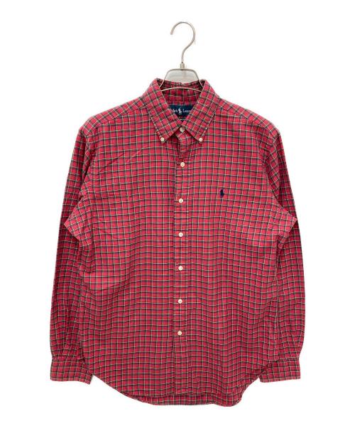 RALPH LAUREN（ラルフローレン）RALPH LAUREN (ラルフローレン) 長袖シャツ レッド サイズ:Mの古着・服飾アイテム