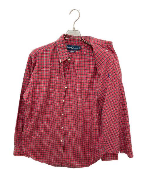 RALPH LAUREN（ラルフローレン）RALPH LAUREN (ラルフローレン) 長袖シャツ レッド サイズ:Mの古着・服飾アイテム