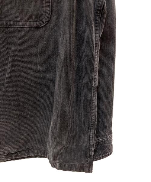 SUPREME（シュプリーム）Supreme (シュプリーム) Washed Corduroy Zip Up Shirt　ウォッシュド コーデュロイ ジップアップ シャツ ネイビー サイズ:Sの古着・服飾アイテム