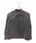 Supreme（シュプリーム）の古着「Washed Corduroy Zip Up Shirt　ウォッシュド コーデュロイ ジップアップ シャツ」｜ネイビー